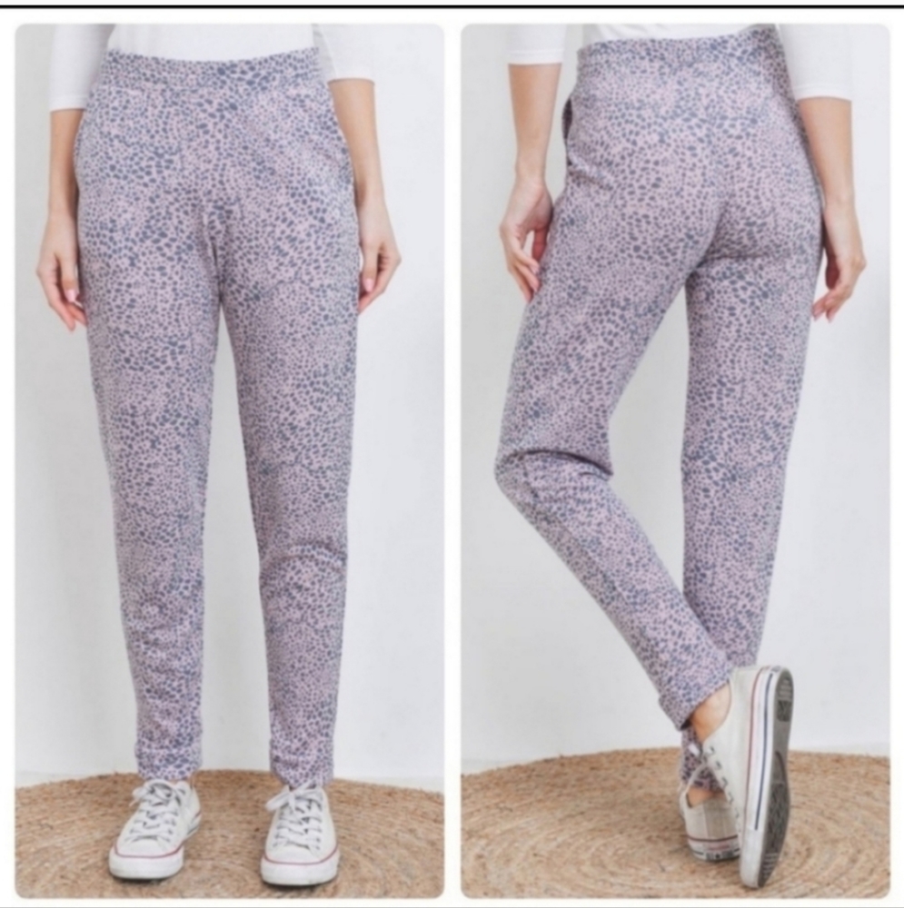 Leopard Print Joggers